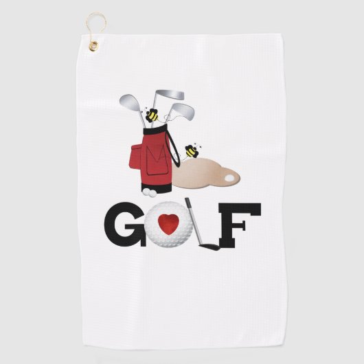 Serviette de golf (Devant)