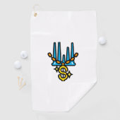 serviette de golf (En situation)