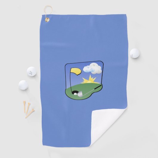 Serviette de golf (En situation)