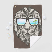 Serviette de golf (En situation)