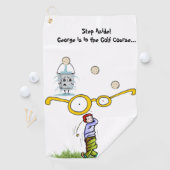 Serviette de golf (En situation)