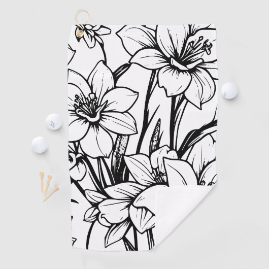 serviette de golf (En situation)