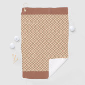 SERVIETTE DE GOLF タータンチェック(ブラウン ) (En situation)