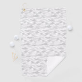 SERVIETTE DE GOLF 名前 カスタム 迷彩(ホワイト) ゴルフタオル (En situation)