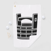 SERVIETTE DE GOLF 手桶 ゴルフタオル (En situation)