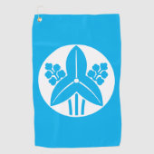 SERVIETTE DE GOLF 石持ち地抜き立ち沢瀉 ゴルフタオル (Devant)