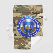 Serviette De Golf 100e Division de l'instruction (En situation)