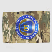 Serviette De Golf 100e Division de l'instruction (Horizontal)