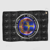 Serviette De Golf 101e division aéroportée 2e brigade "GRÈVE" (Horizontal)