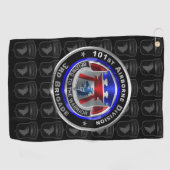 Serviette De Golf 101e division aéroportée 3e brigade "RAKKKASANS" (Horizontal)