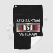 Serviette De Golf 101e division aéroportée Afghanistan Vétéran (En situation)