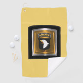 Serviette De Golf 101e division aéroportée "Hurlant les aigles" (En situation)