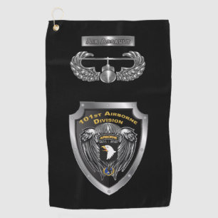 Serviette De Golf 101e division aéroportée « Screaming Eagles »