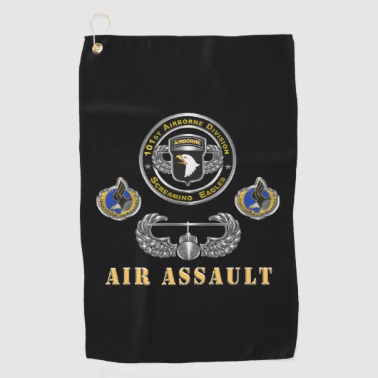 Serviette De Golf 101st Airborne Division Air Assault (Devant)