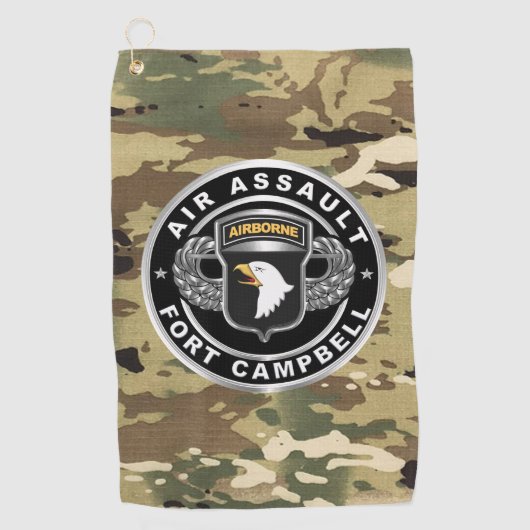 Serviette De Golf 101st Division aéroportée (Devant)