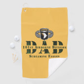 Serviette De Golf 101st Division aéroportée DAD (En situation)