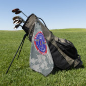 Serviette De Golf 10e division de montagne retraitée (Vert)