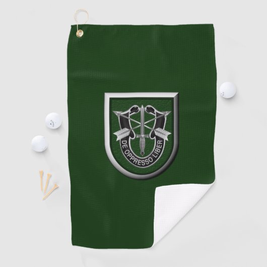Serviette De Golf 10e insigne du groupe des forces spéciales (En situation)