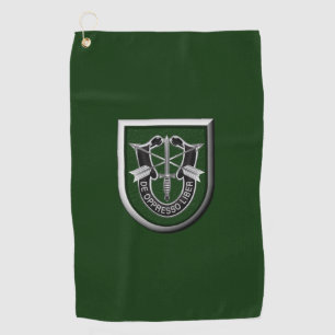 Serviette De Golf 10e insigne du groupe des forces spéciales