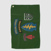 Serviette De Golf 10e Patch & Insignia (Devant)