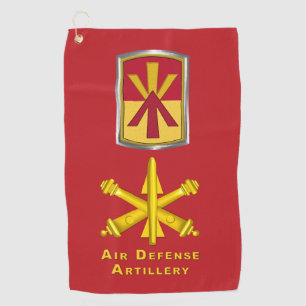Serviette De Golf 11e brigade d'artillerie de défense aérienne
