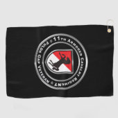 Serviette De Golf 11e régiment de cavalerie blindée ACR (Horizontal)