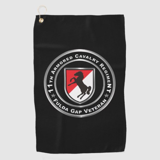 Serviette De Golf 11e régiment de cavalerie blindée ACR (Devant)