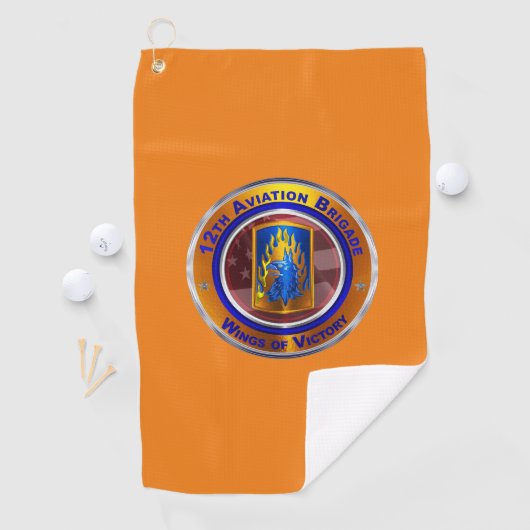 Serviette De Golf 12e brigade d'aviation de combat (En situation)