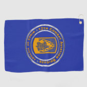 Serviette De Golf 12e brigade d'aviation de combat CAB (Horizontal)