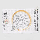 Serviette De Golf 15 Anniversaire Golf Towel NOLA Aikido (Horizontal)