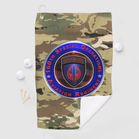 Serviette De Golf 160e régiment d'aviation des opérations spéciales (En situation)
