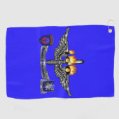 Serviette De Golf 160e Régiment d'aviation des opérations spéciales (Horizontal)