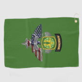 Serviette De Golf 16e brigade de police militaire (AIRBORNE) (Horizontal)