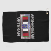 Serviette De Golf 173e brigade aéroportée Afghanistan Vétéran (Horizontal)