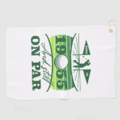 Serviette De Golf 1955 70e anniversaire Humour de golf (Horizontal)