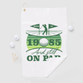 Serviette De Golf 1985 40e anniversaire Humour de golf (En situation)