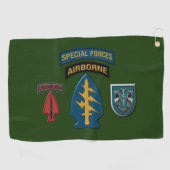 Serviette De Golf 19e Conception Customisée du Groupe des forces spé (Horizontal)