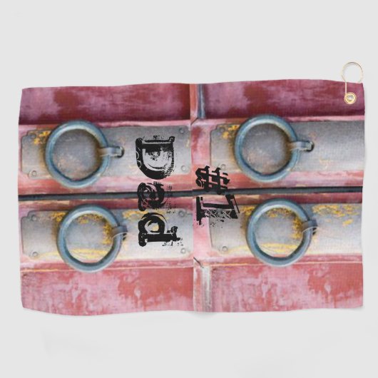 Serviette de golf #1 Papa (Horizontal)