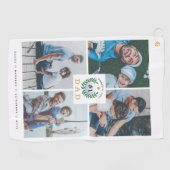 Serviette De Golf #1 Papa, Happy Fête des pères Golf Thème Photo Col (Horizontal)