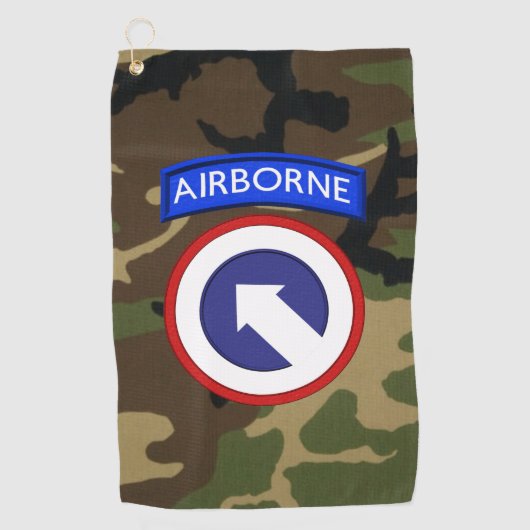 Serviette De Golf 1er Commandement de soutien du corps d'armée COSCO (Devant)