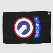 Serviette De Golf 1er Corps du commandement du soutien COSCOM (Horizontal)