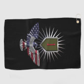 Serviette De Golf 1ère Division d'Infanterie “Big Red One” Housse de (Horizontal)