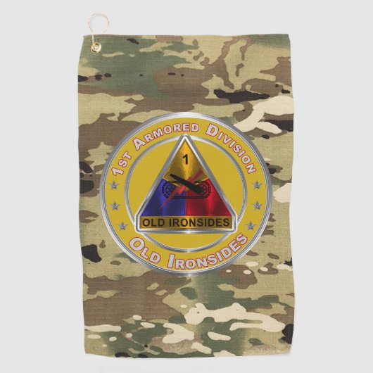 Serviette De Golf 1ère Tige de golf de division blindée (Devant)