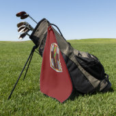 Serviette De Golf 1re brigade médicale (Vert)