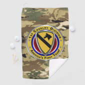 Serviette De Golf 1re division de cavalerie (En situation)