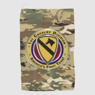 Serviette De Golf 1re division de cavalerie