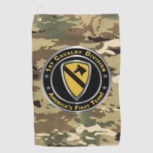 Serviette De Golf 1re division de cavalerie