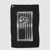 Serviette De Golf 1re division de cavalerie (Devant)