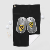 Serviette De Golf 1re division de cavalerie    (En situation)