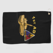 Serviette De Golf 1re division de cavalerie (Horizontal)